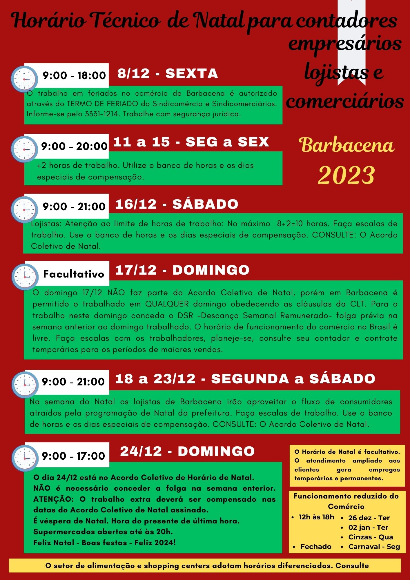 2023 Natal HORÁRIO TÉCNICO CONTADORES